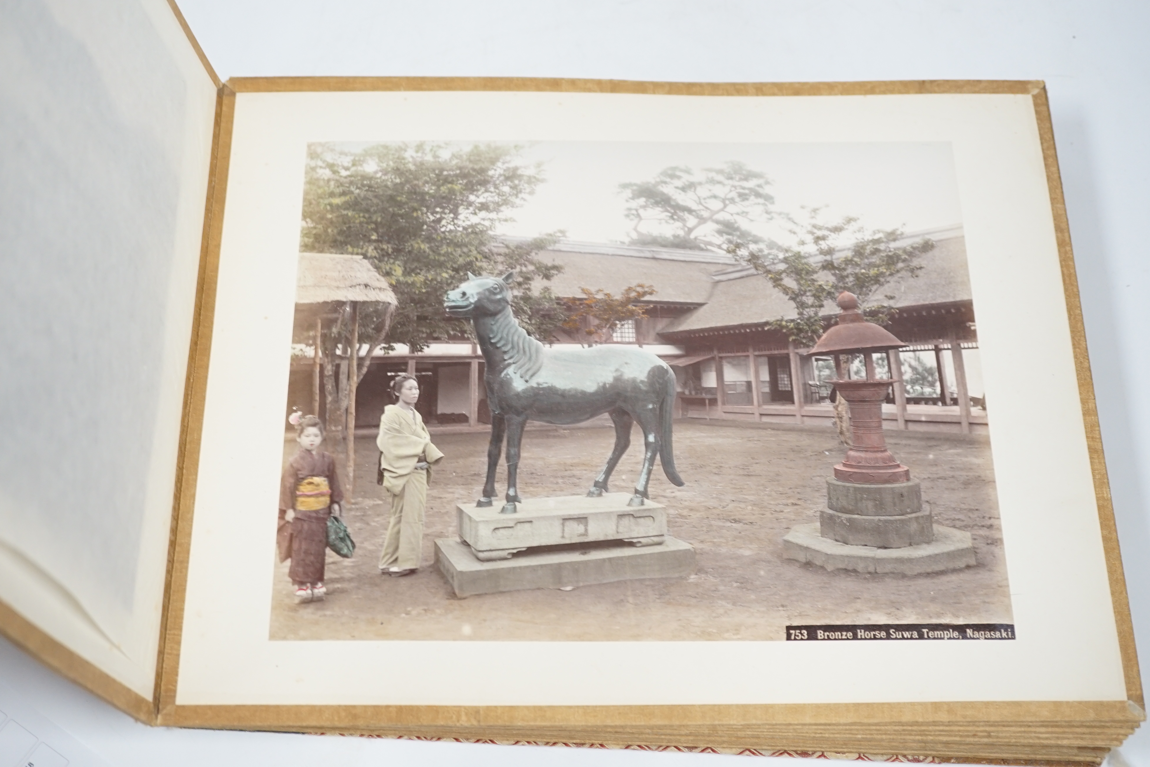 Two Japanese photo albums